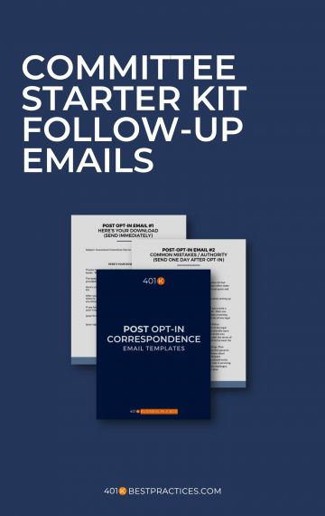 Committee Starter Kit Follow-Up Emails (MS Word)