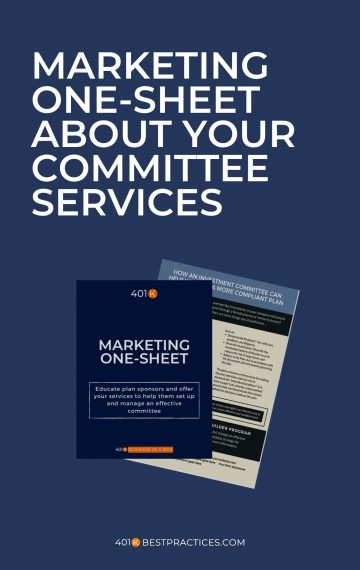 Committee Services Marketing One-Sheet (PPT/Canva)