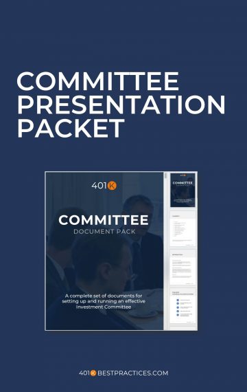 Committee Set-Up Presentation Packet (PPT)