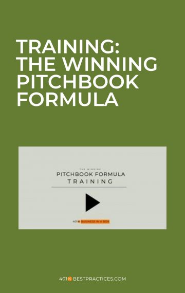 Winning Pitchbook Formula and Advisor Training (Video)