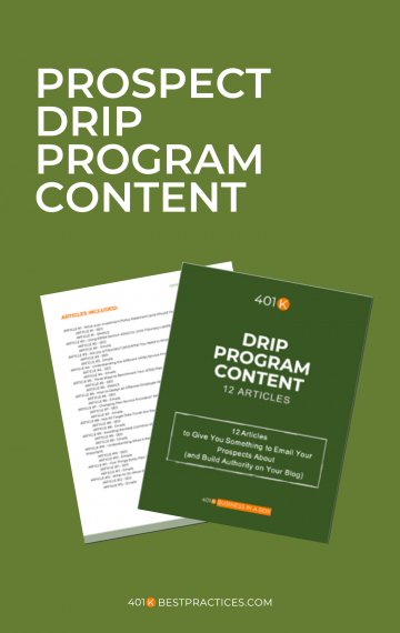 Drip Program Content (MS Word/PDF)