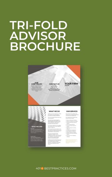 Advisor Tri-Fold Brochure (Canva)