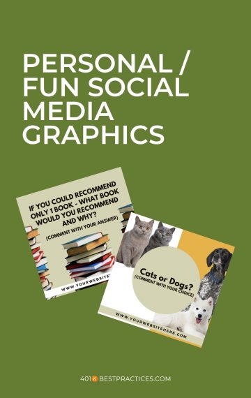 Personal / Fun Social Media Graphics (Canva)