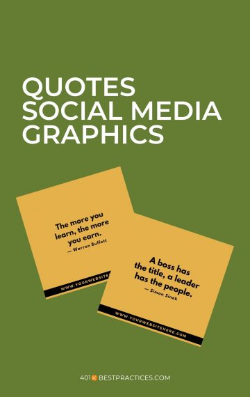 Quotes Social Media Graphics (Canva)