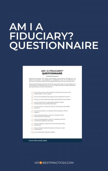 Am I A Fiduciary Questionnaire (Canva)