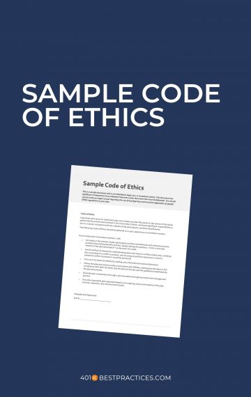 Sample Code of Ethics (MS Word/PPT)