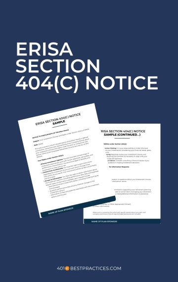 Sample ERISA Section 404(c) Notice (Canva)