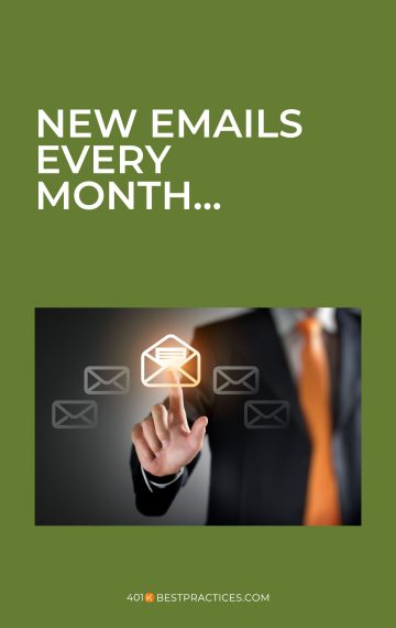 New 401k Drip Emails Every Month (MS Word)