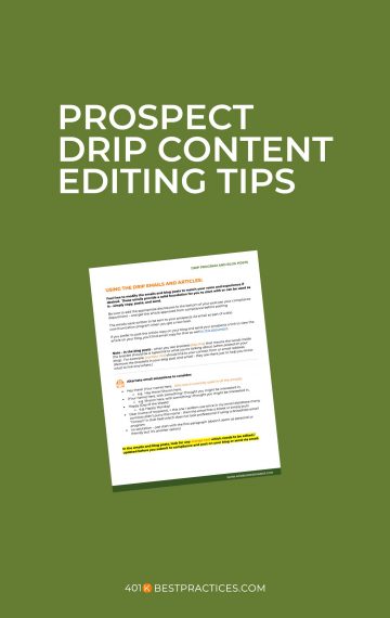 Drip Content Editing Tips