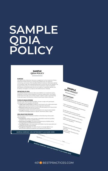 Sample QDIA Policy (MS Word/Canva)